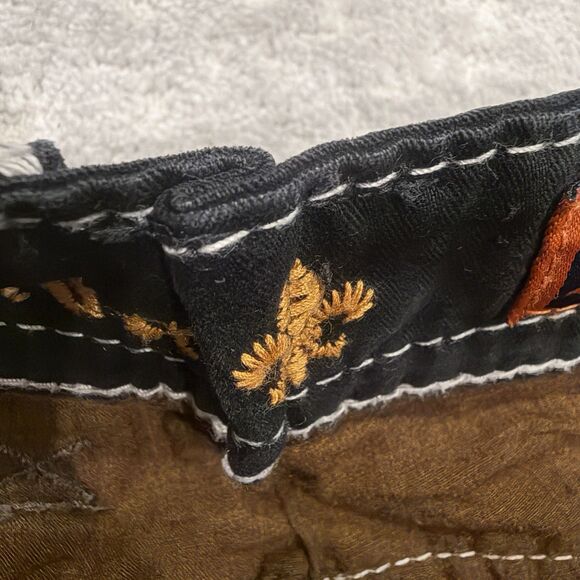 Rock Revival ELIAS Straight Black Jeans Mens 38 CUSTOM WAIST (See Measurements) - Picture 7 of 14